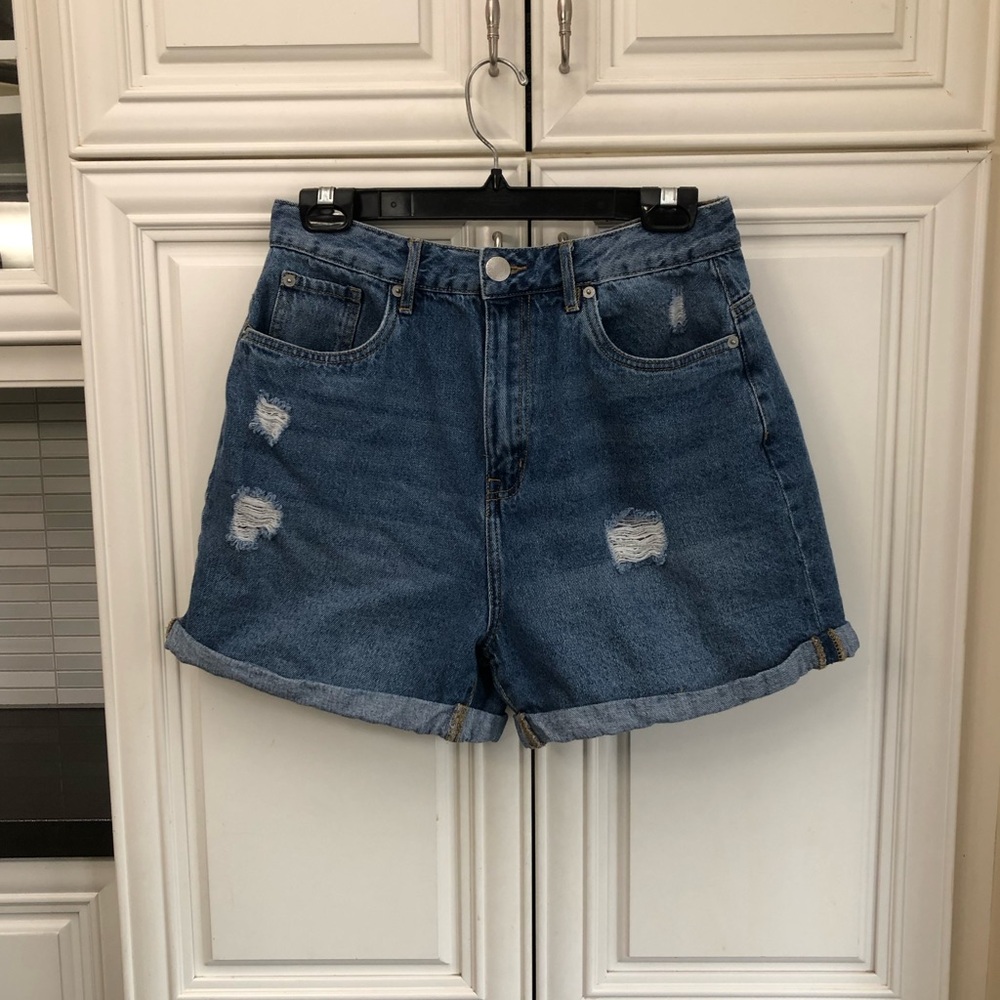 Dickies high waisted women’s denim shorts